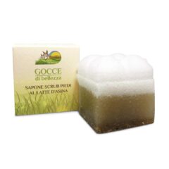 Sapone scrub piedi Latte d’Asina